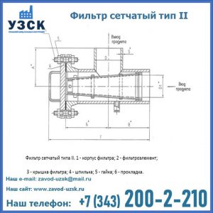 Фильтр сетчатый ФС по Т-ММ-11-2003 в Петрозаводске