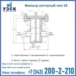 Фильтр сетчатый ФС по Т-ММ-11-2003 в Петрозаводске