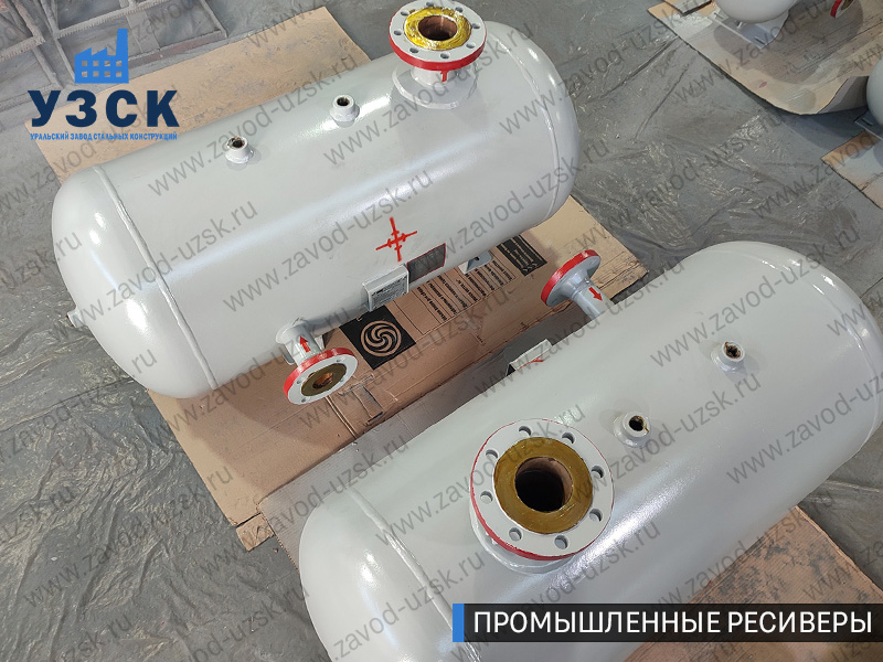 фотография промышленных ресиверовдля газа Петрозаводск